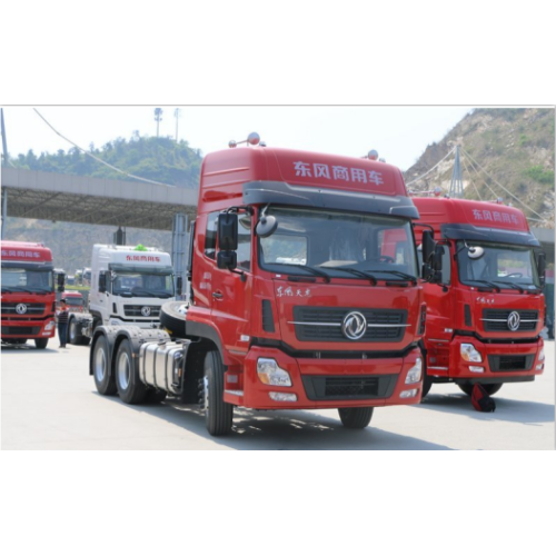 DONGFENG 6 * 4 375hp Camión con cabezal de tractor de 10 ruedas